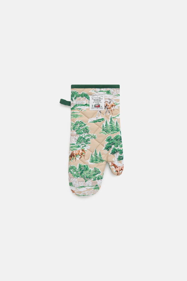 Horse Country Oven Mitt & Potholder Set