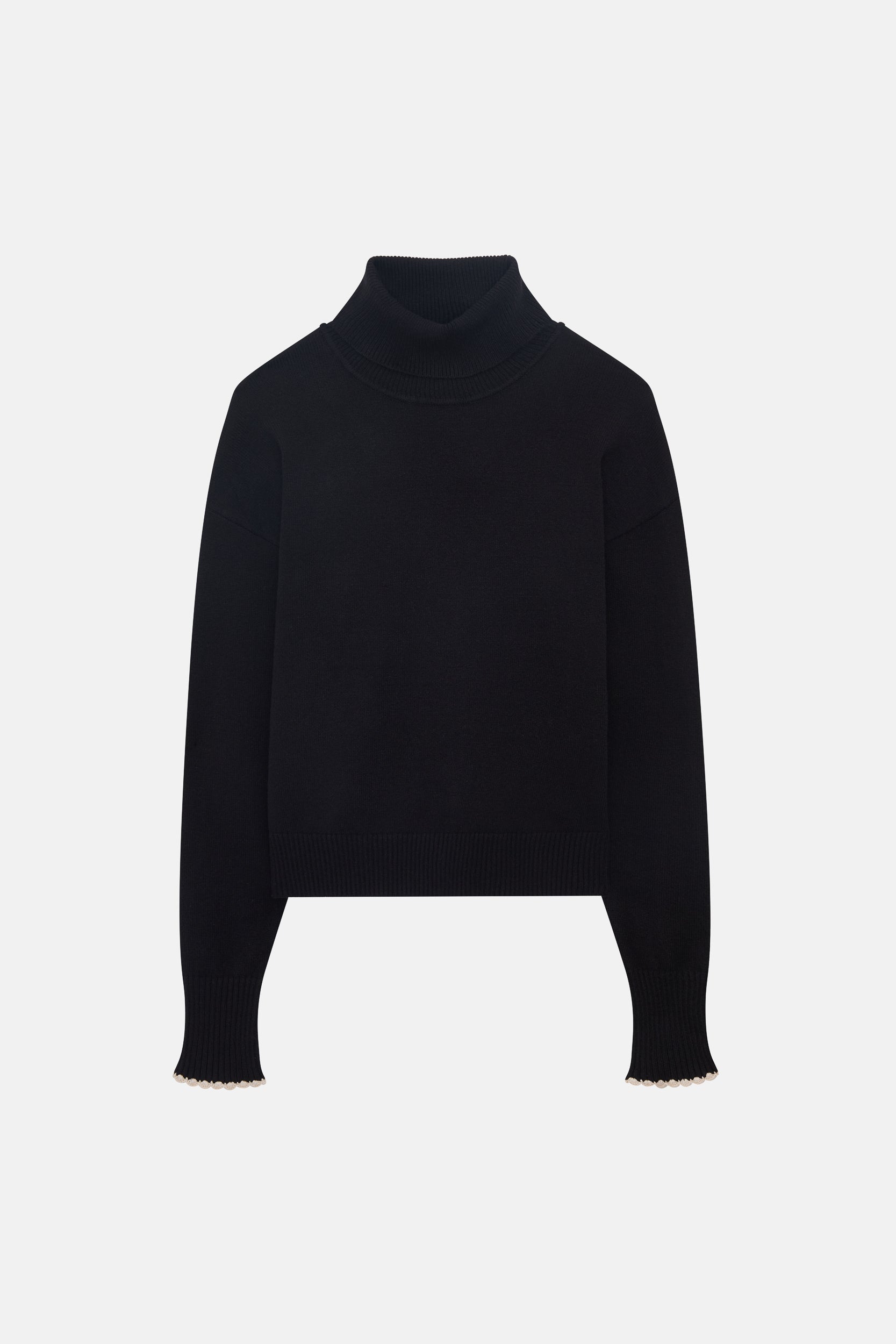 Ellie Turtleneck - Black - Dairy Boy