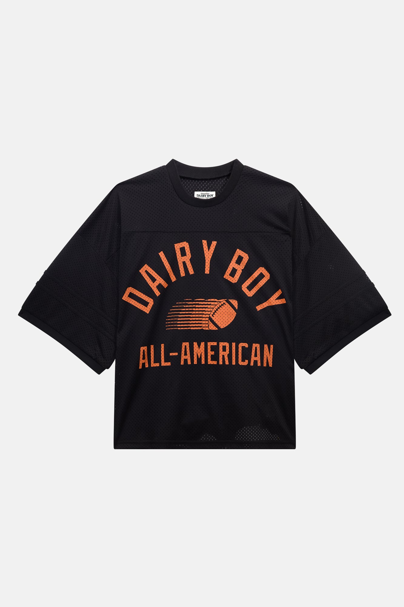 Study Break Varsity Jersey - Black/Champion Orange