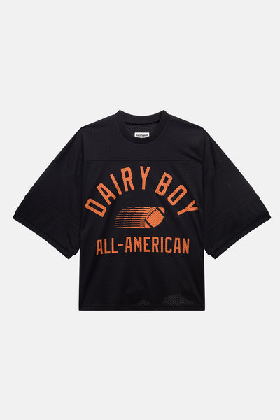 Study Break Varsity Jersey - Black/Champion Orange