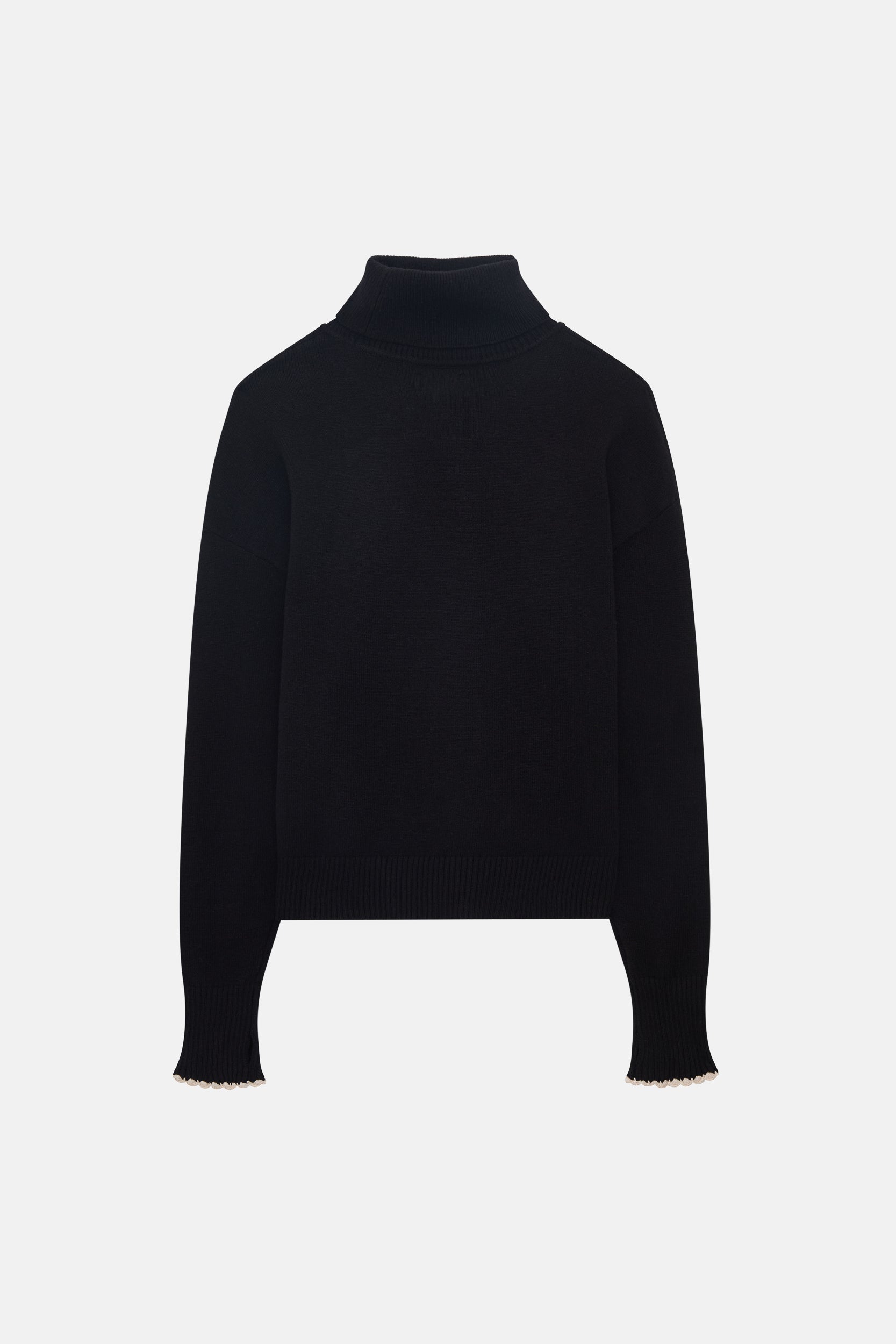 Ellie Turtleneck - Black - Dairy Boy