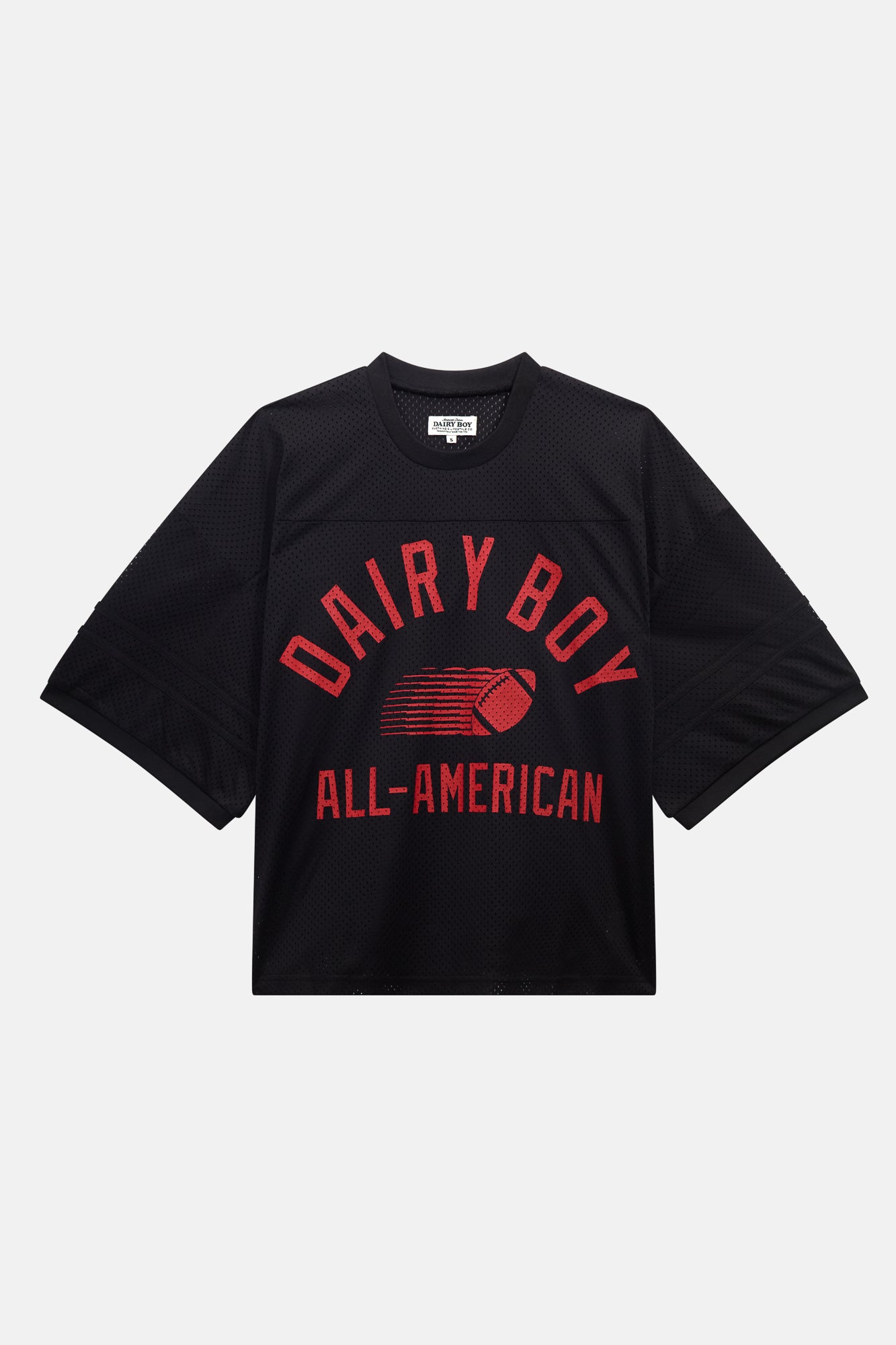 Study Break Varsity Jersey - Black/Barn Red