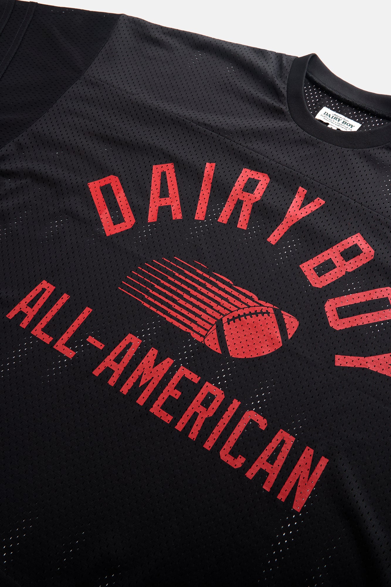 Study Break Varsity Jersey - Black/Barn Red