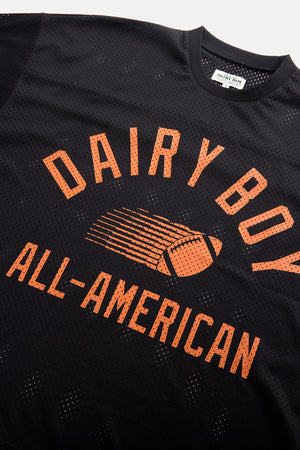 Study Break Varsity Jersey - Black/Champion Orange