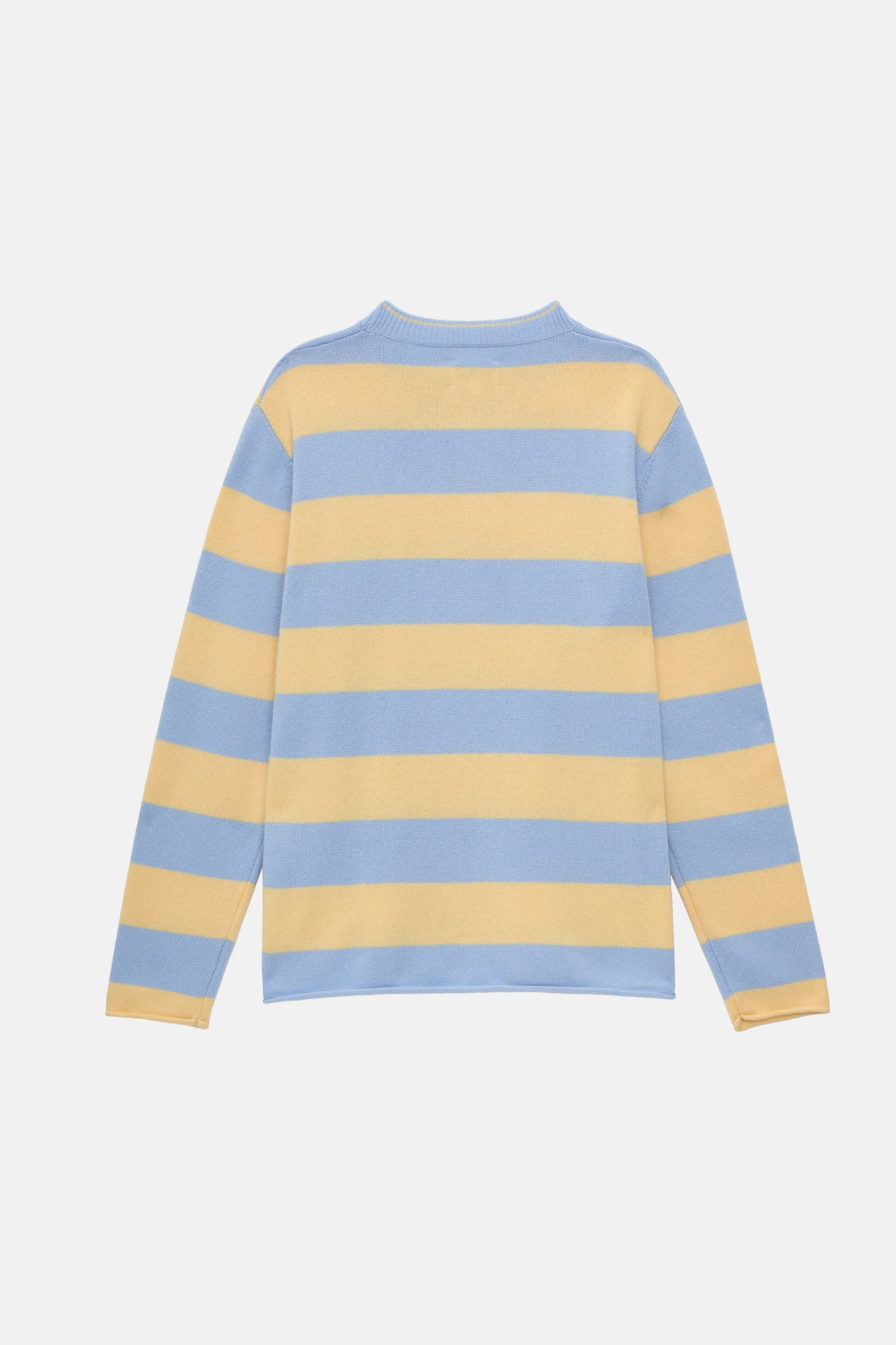 The Cashmere Pullover - Bluebird Stripe