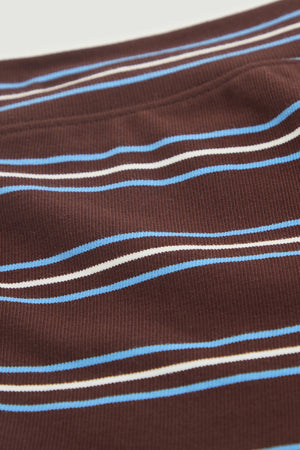 Cotton Mini Short - Hudson Stripe