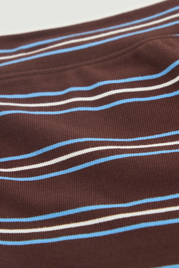 Cotton Mini Short - Hudson Stripe