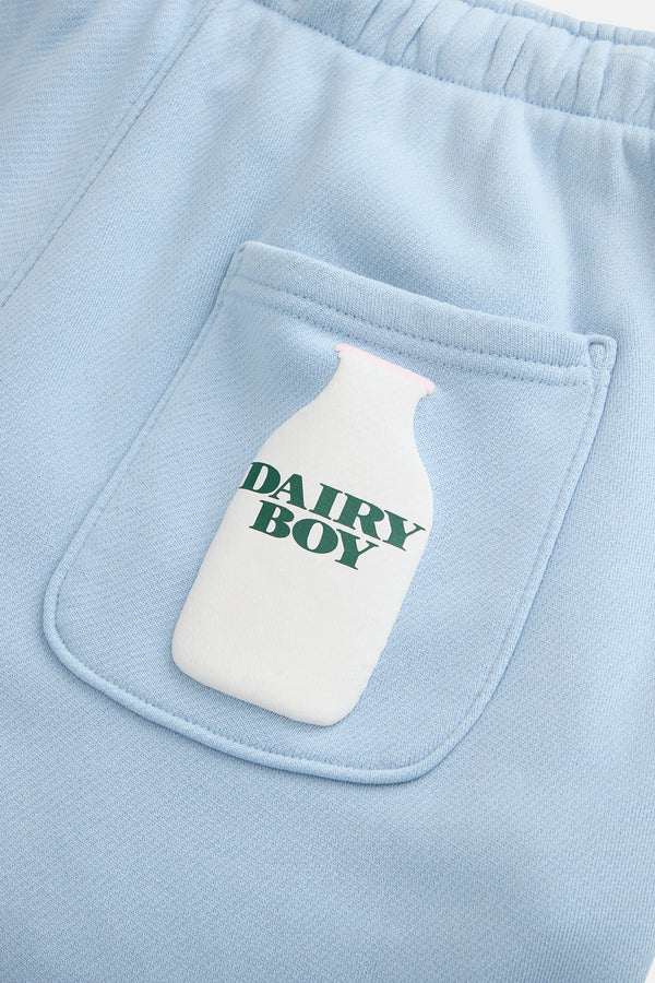 Milk Bottle Sweatpants - Icy Blue