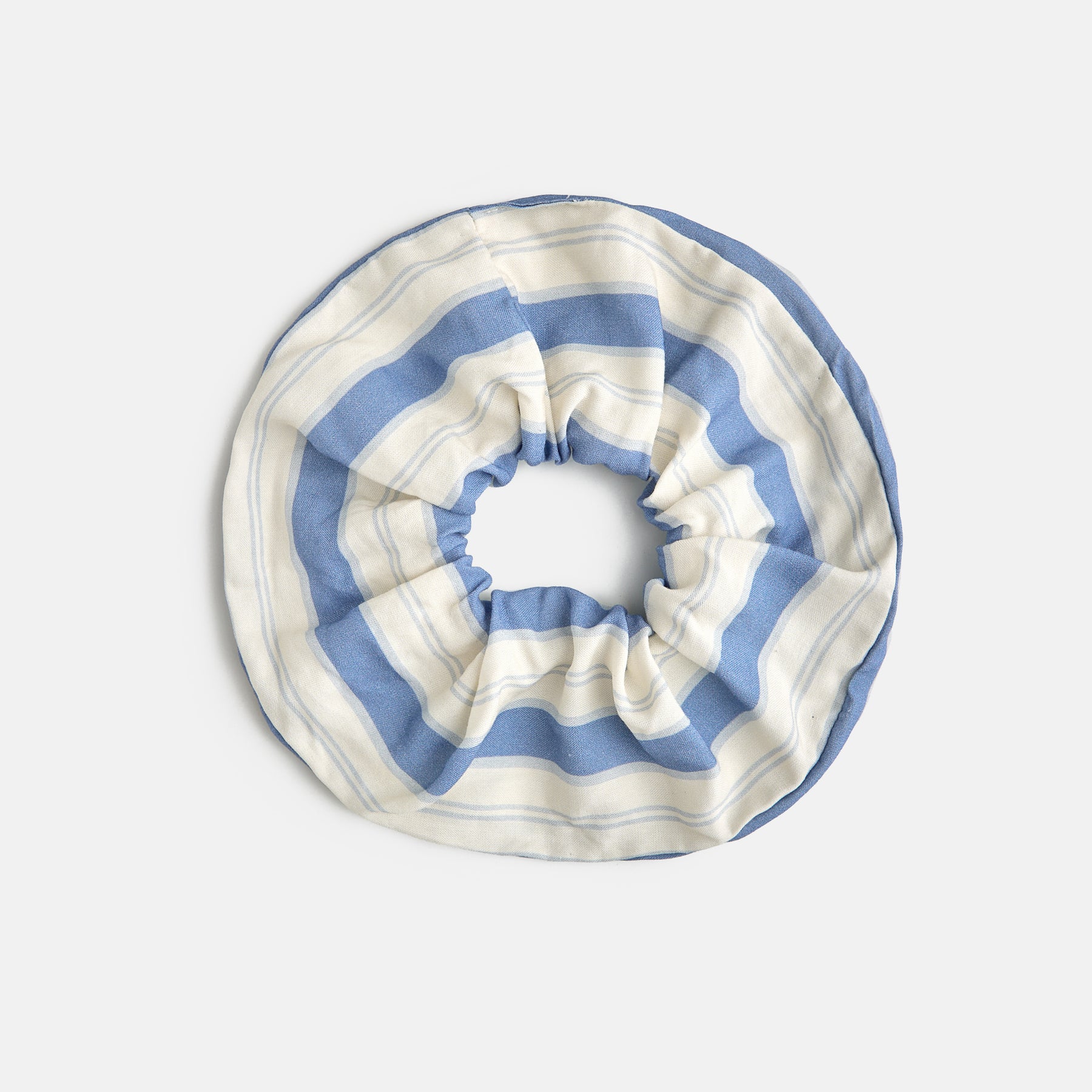 Garden Bed Scrunchie - Blue Pinstripe