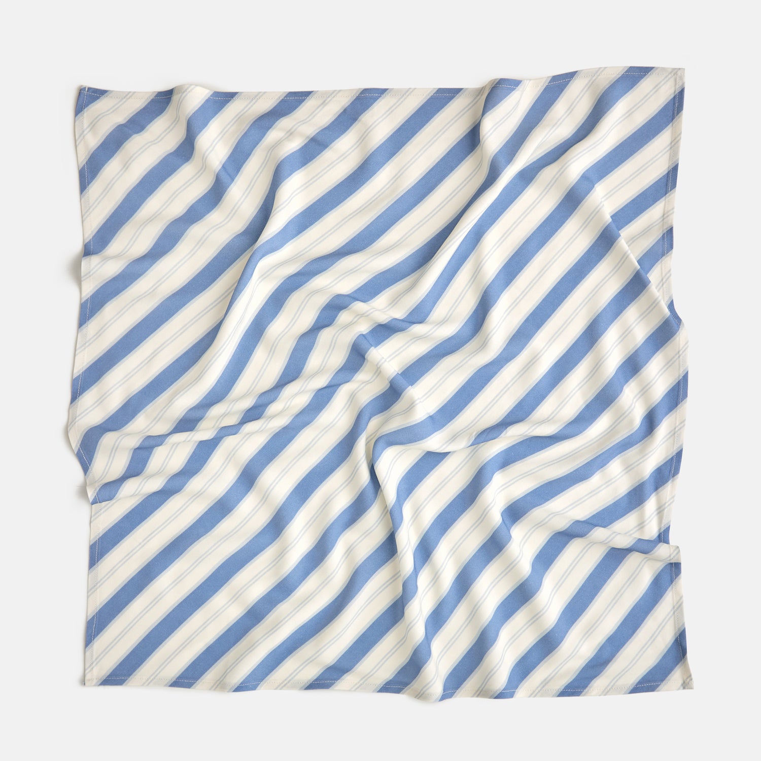 Garden Bed Head Scarf - Blue Pinstripe