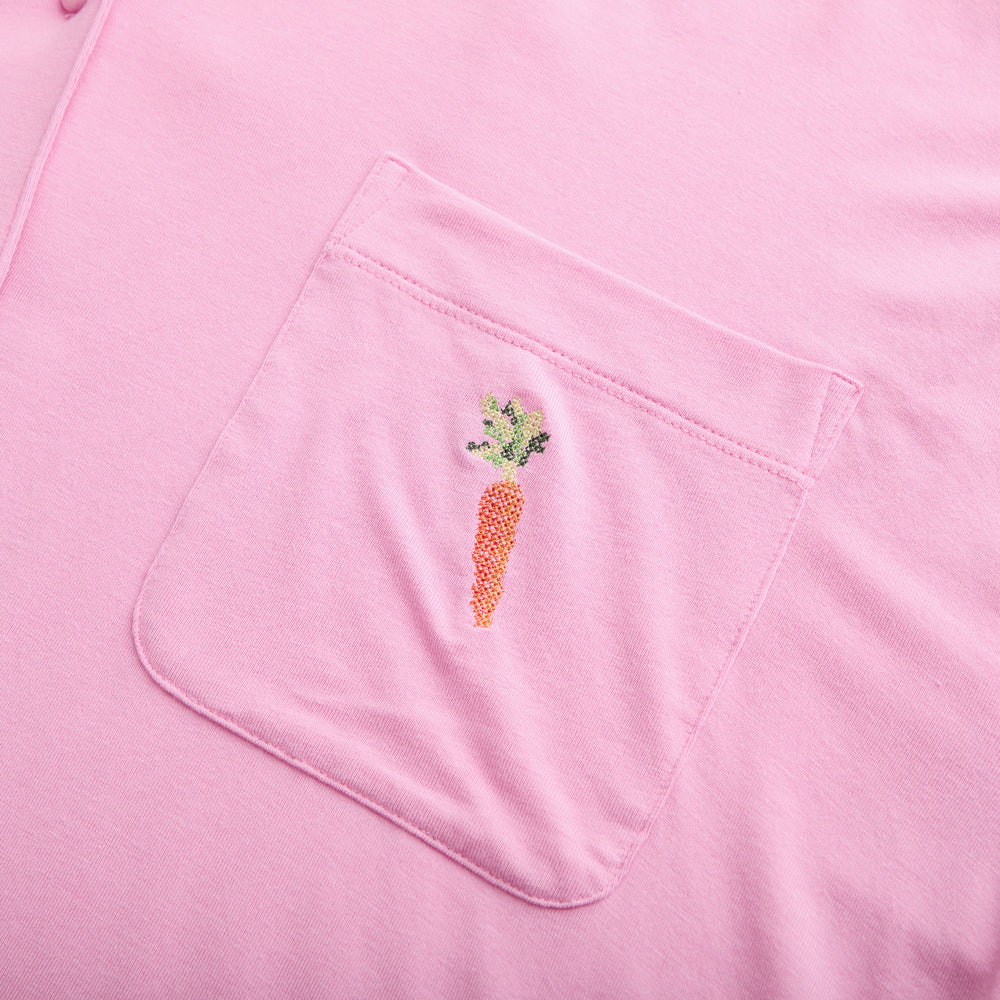 Garden Bed Sleep Set - Carrot in Taffy