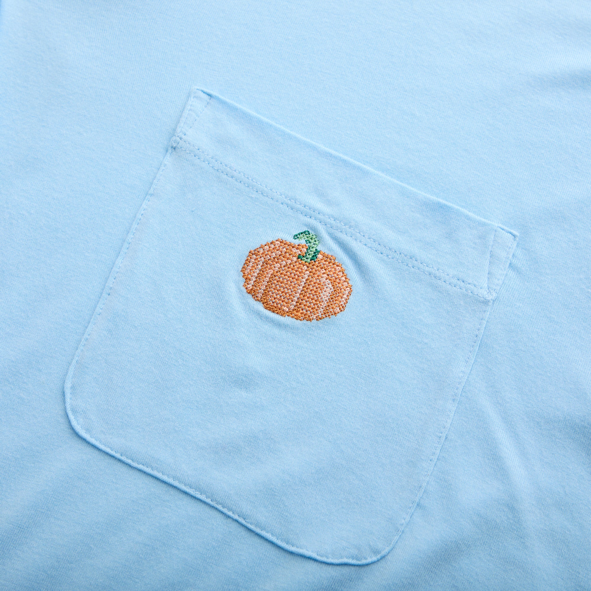Garden Bed Sleep Set - Pumpkin in Cool Blue