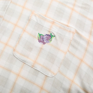 Garden Bed Sleep Set - Eggplant in Sailor Plaid