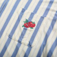 Garden Bed Sleep Set - Tomato in Blue Pinstripe