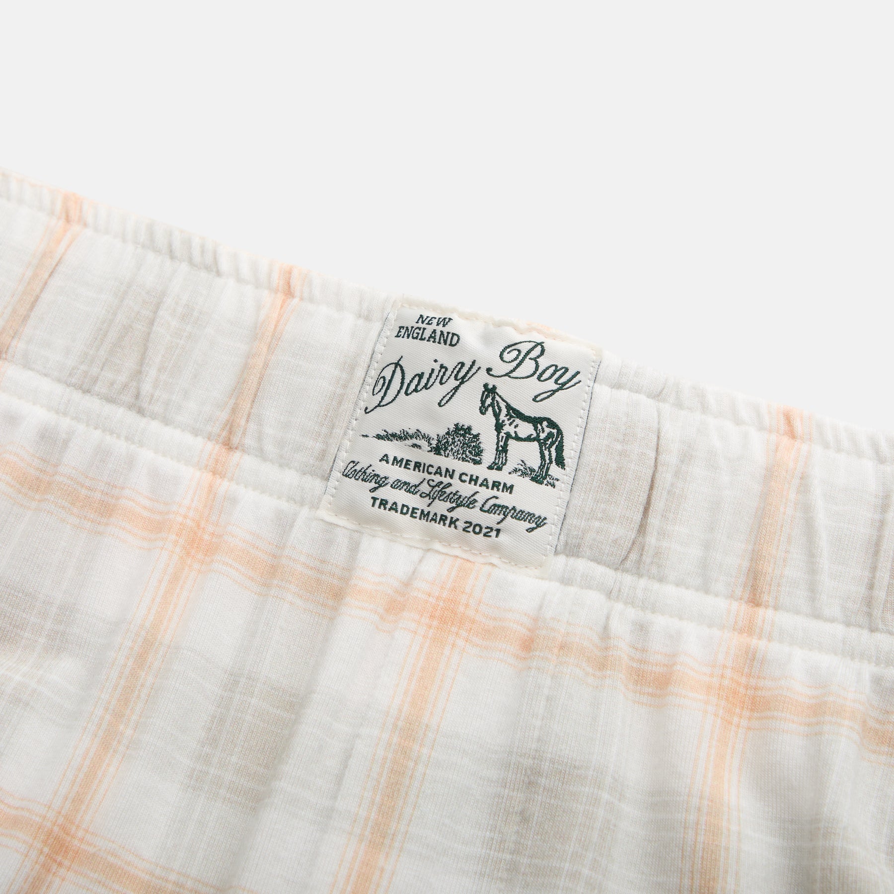 Garden Bed Sleep Set - Eggplant in Sailor Plaid