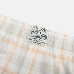 Garden Bed Sleep Set - Eggplant in Sailor Plaid