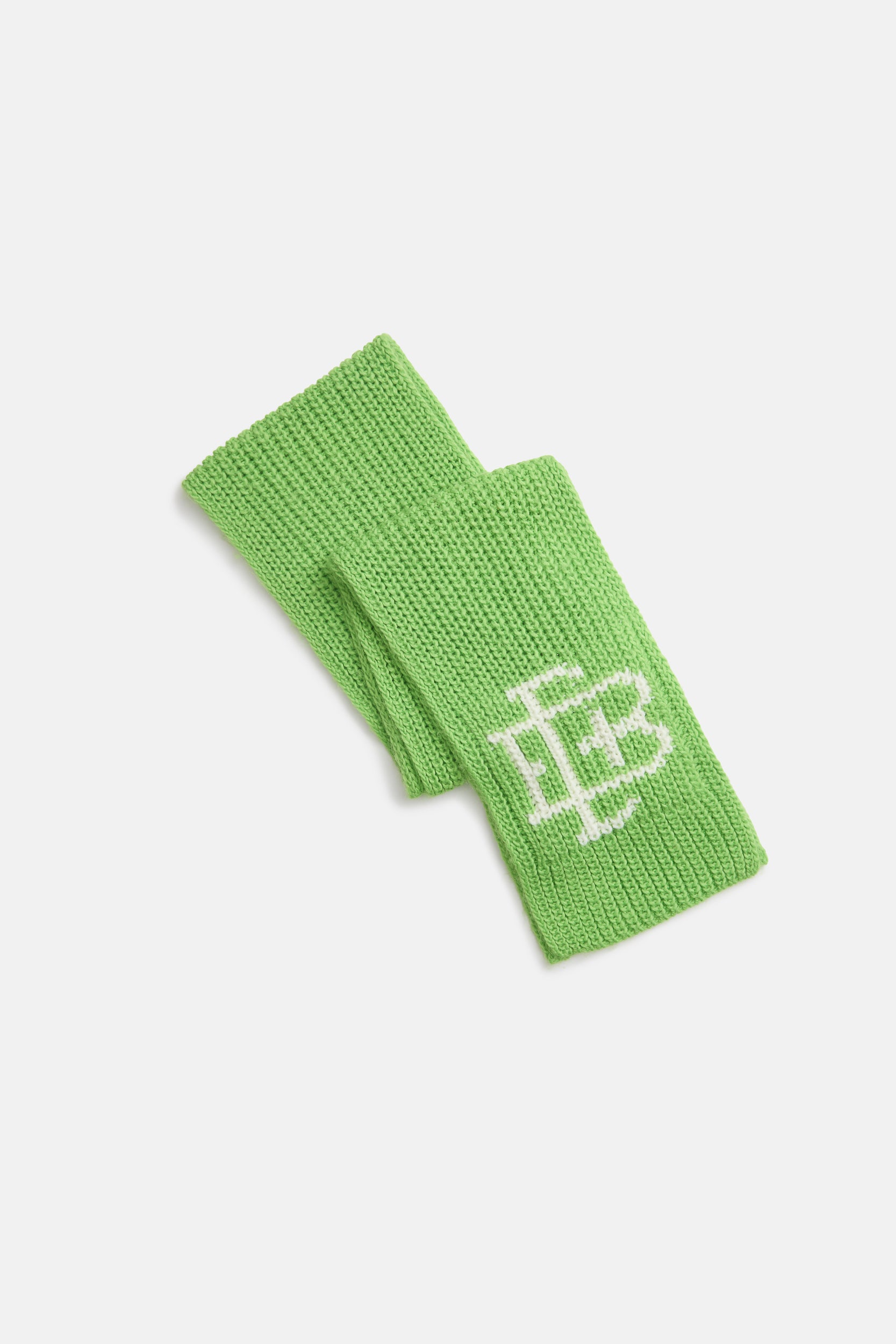 Winter Scarf - Lime Green