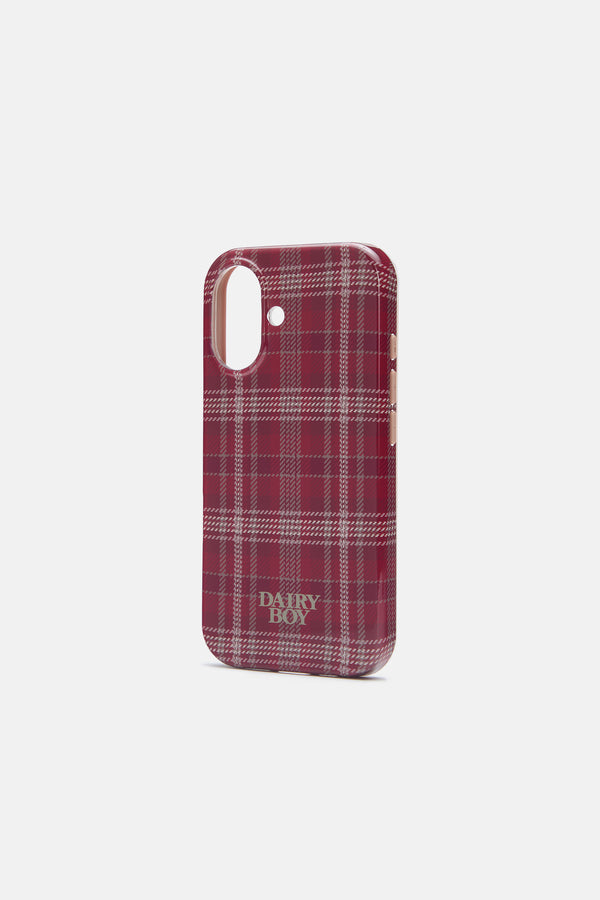 Holiday Phone Case - Red Plaid