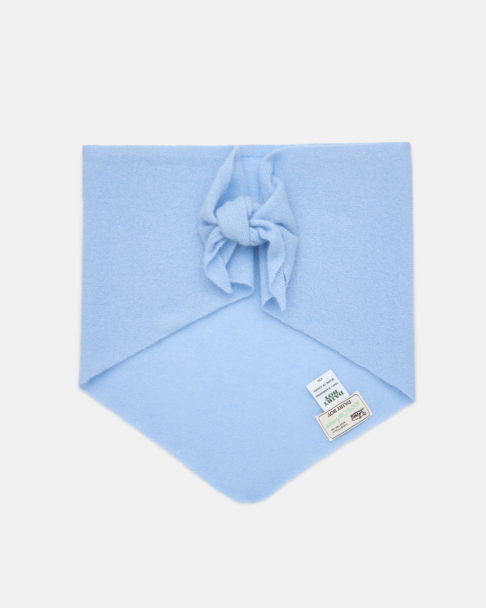 Cashmere Triangle Scarf - Bluebird