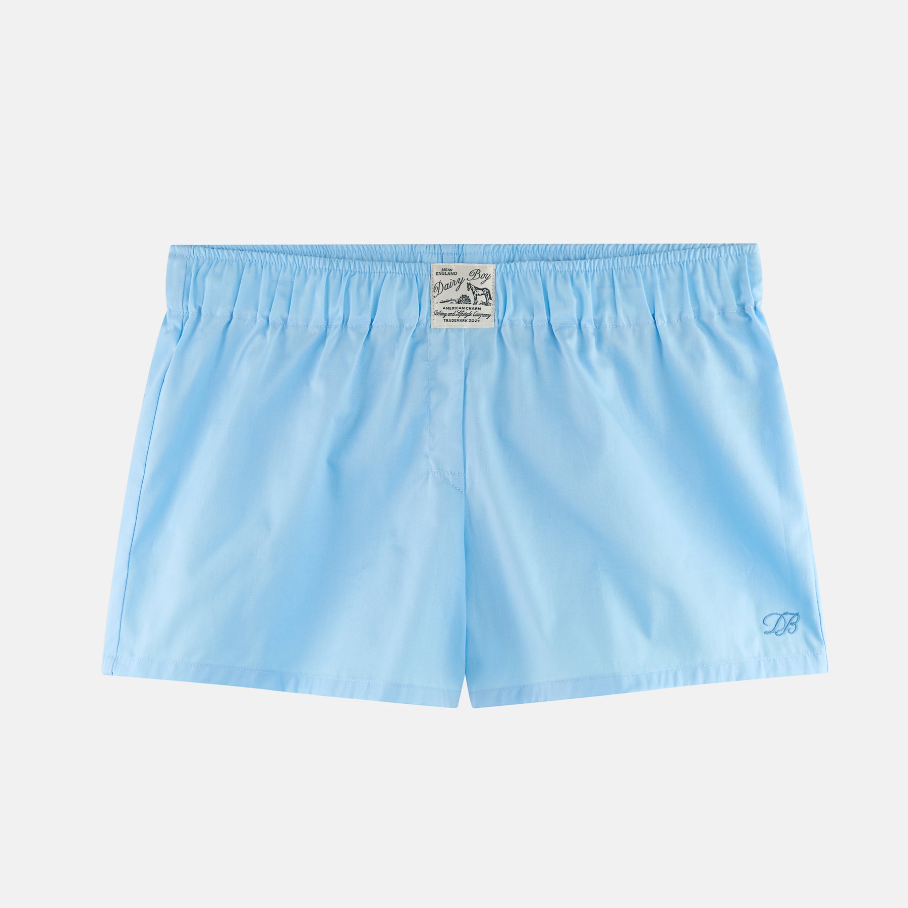 Garden Bed Boxer Shorts - Cool Blue