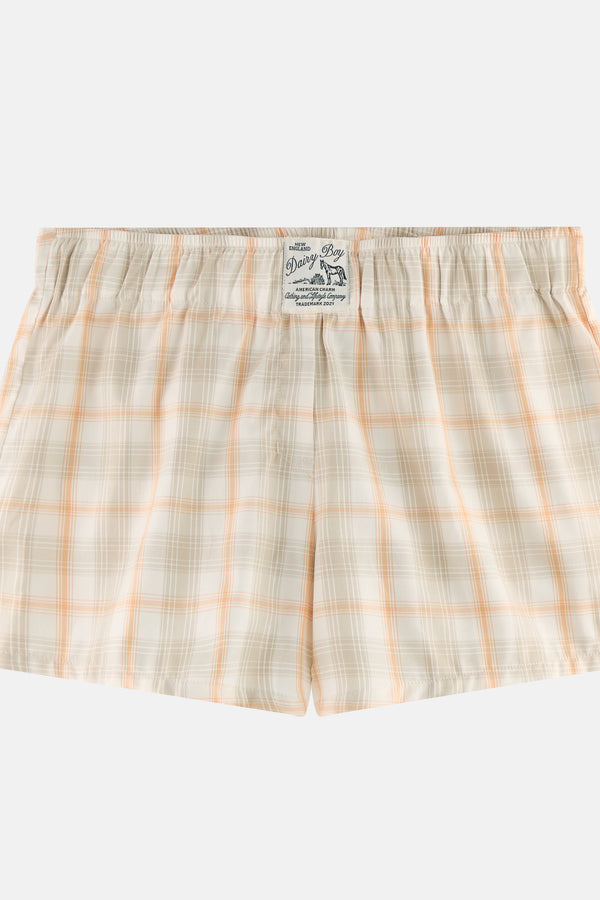 Garden Bed Boxer Shorts - Sailor Plaid