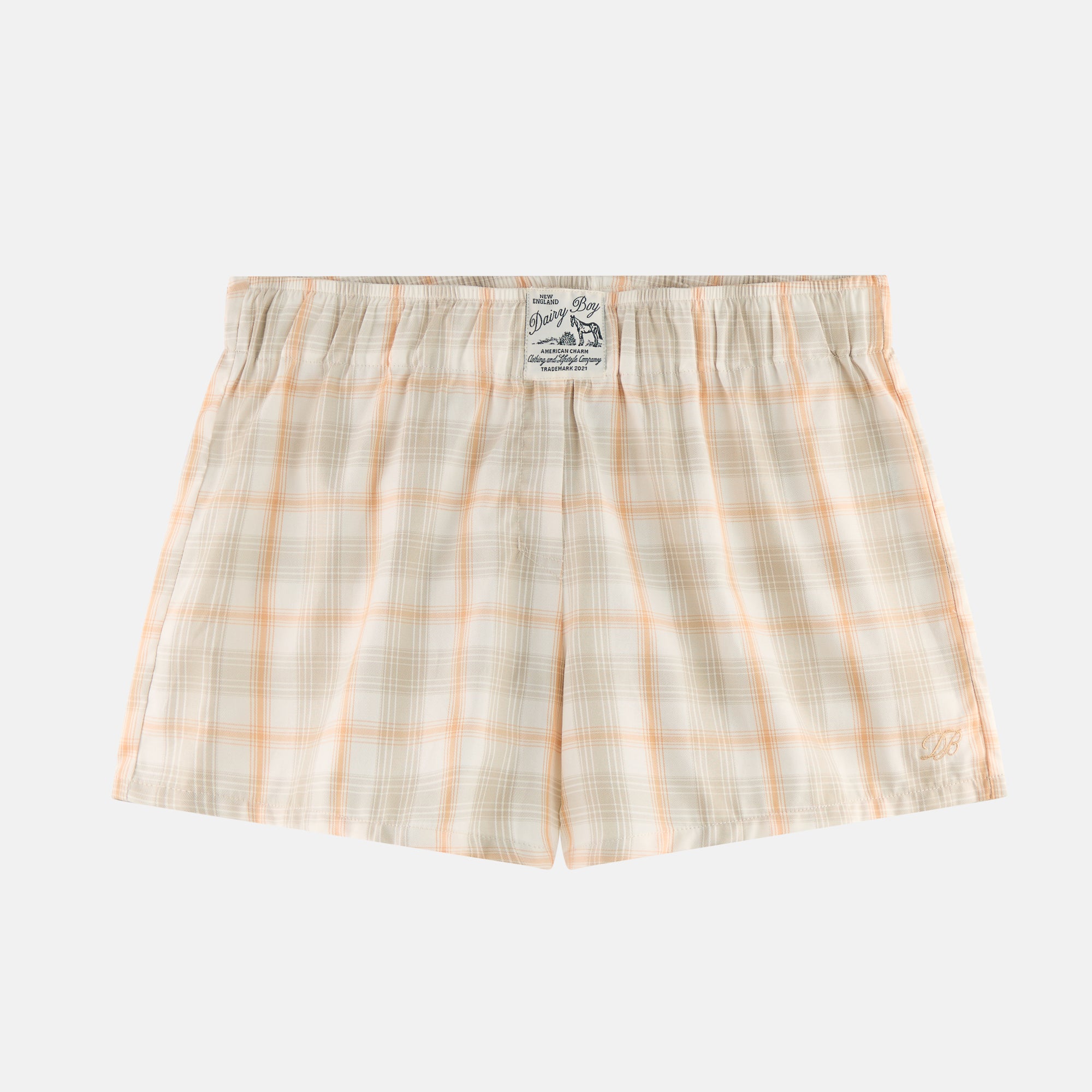 Garden Bed Boxer Shorts - Sailor Plaid