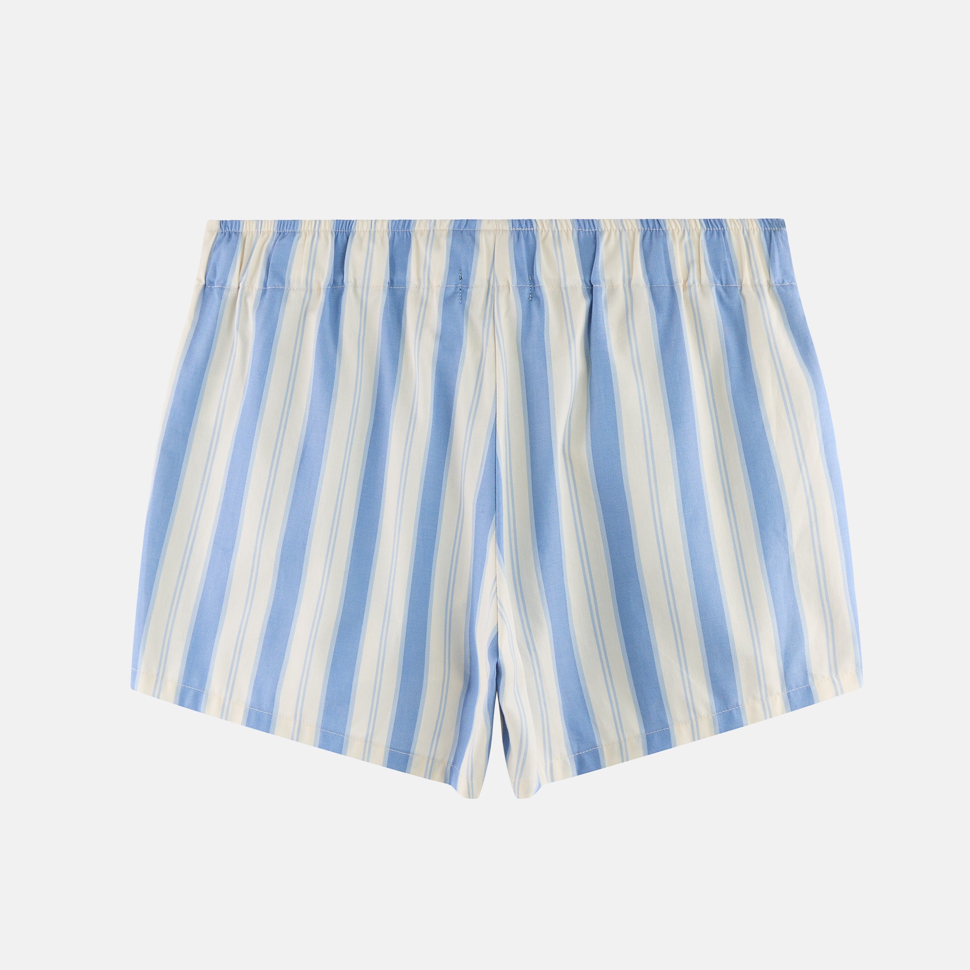 Garden Bed Boxer Shorts - Blue Pinstripe