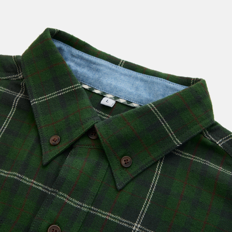 The Hanover Flannel - Evergreen Plaid