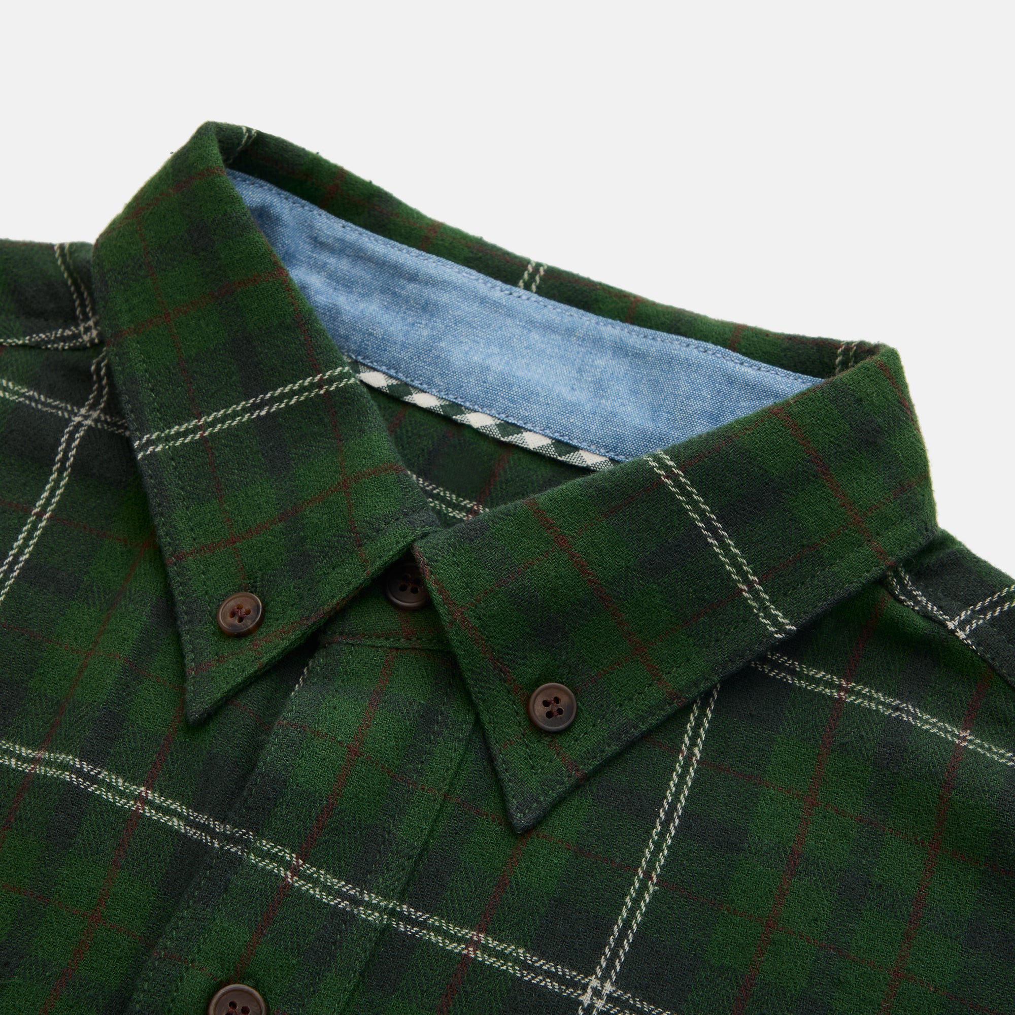 CHALLENGER PLAID FLANNEL SHIRT 緑 L 最安 The Hanover Flannel - Evergreen Plaid - Dairy Boy