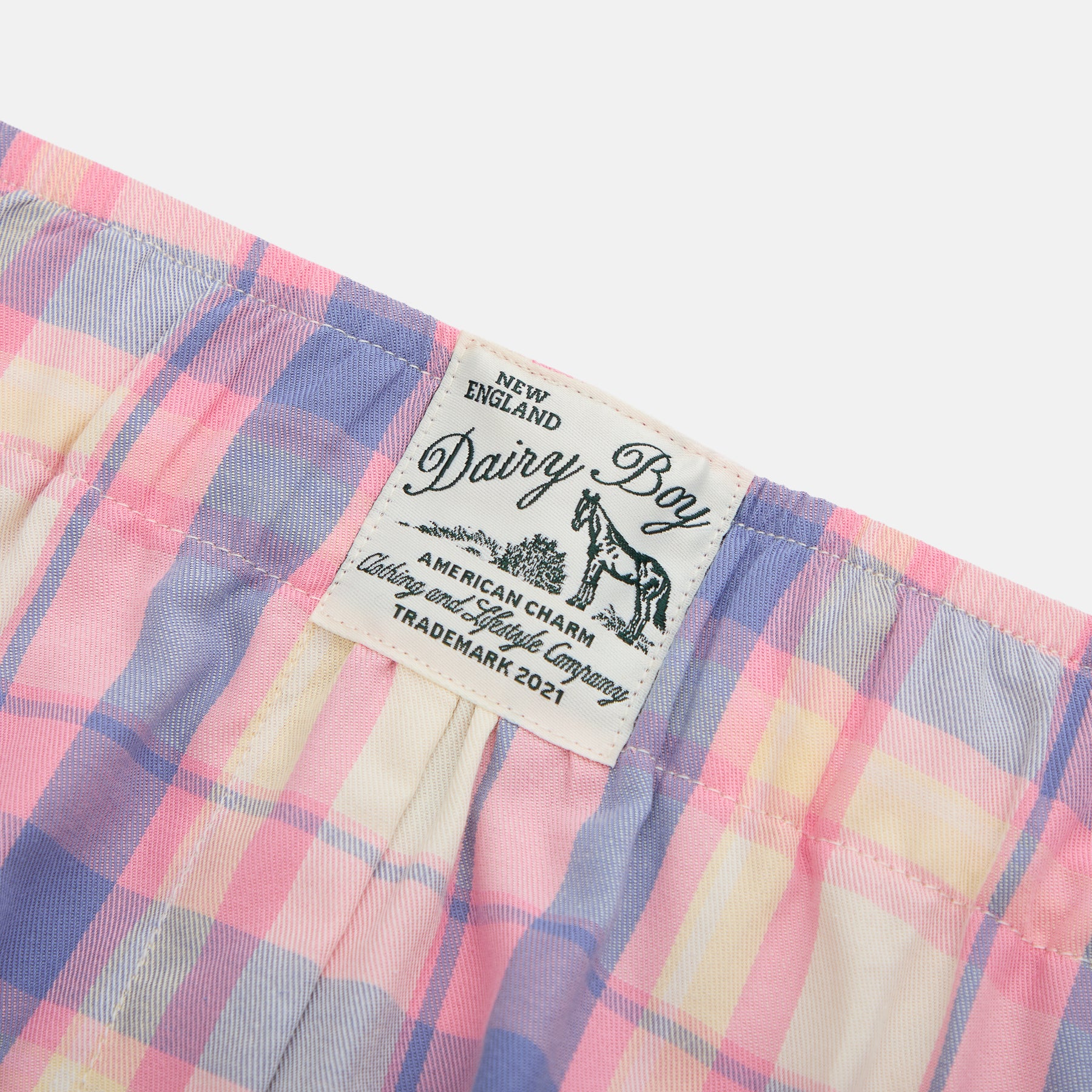 Garden Bed Boxer Shorts - Country Check