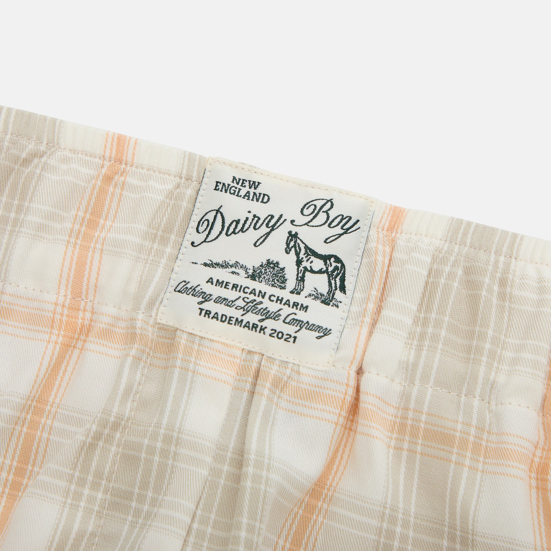 Garden Bed Boxer Shorts - Sailor Plaid