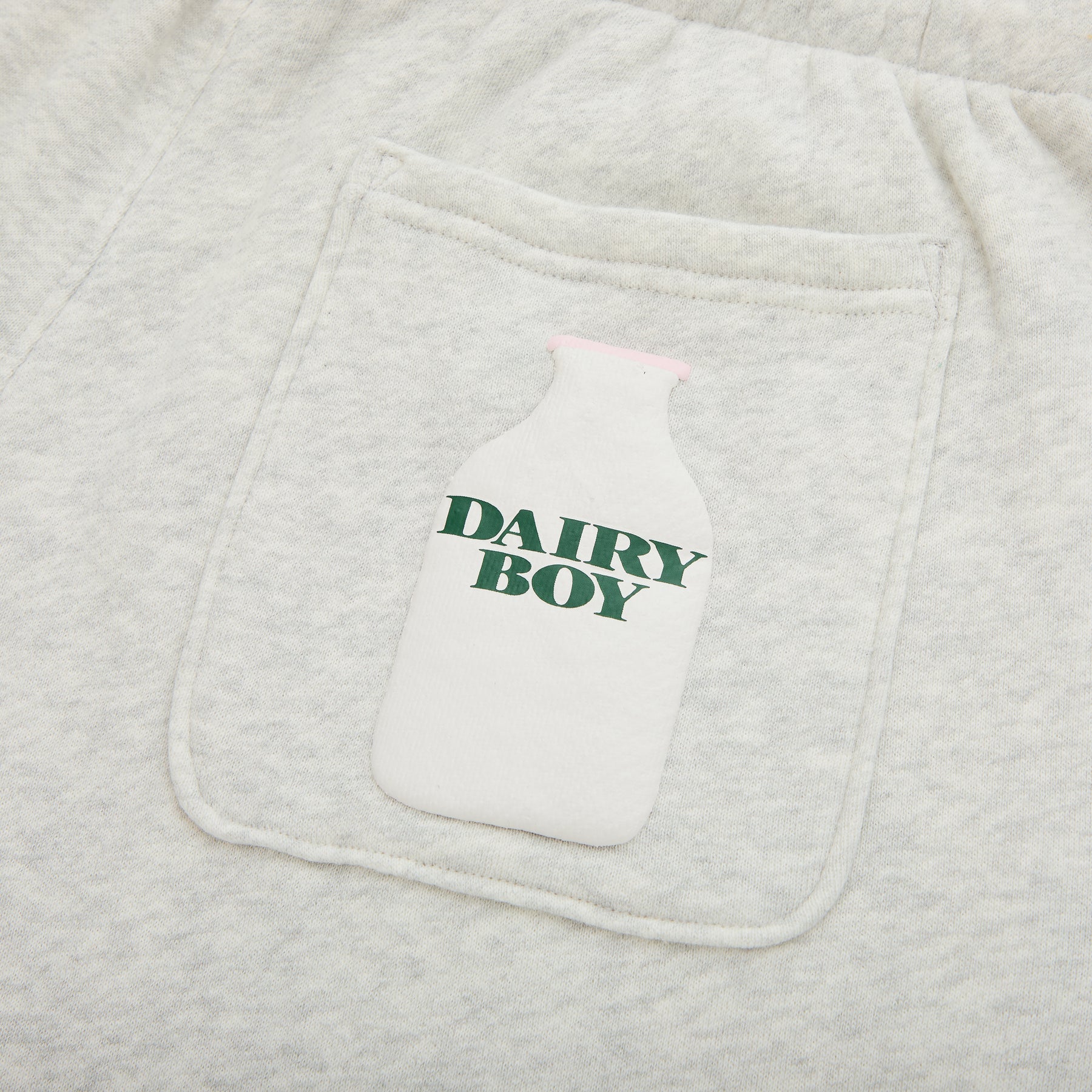 Milk Bottle Sweatpants - Heather Grey
