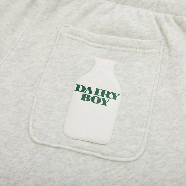 Milk Bottle Sweatpants - Heather Grey