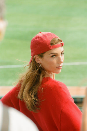 26 Tennis Cap - Cherry Red