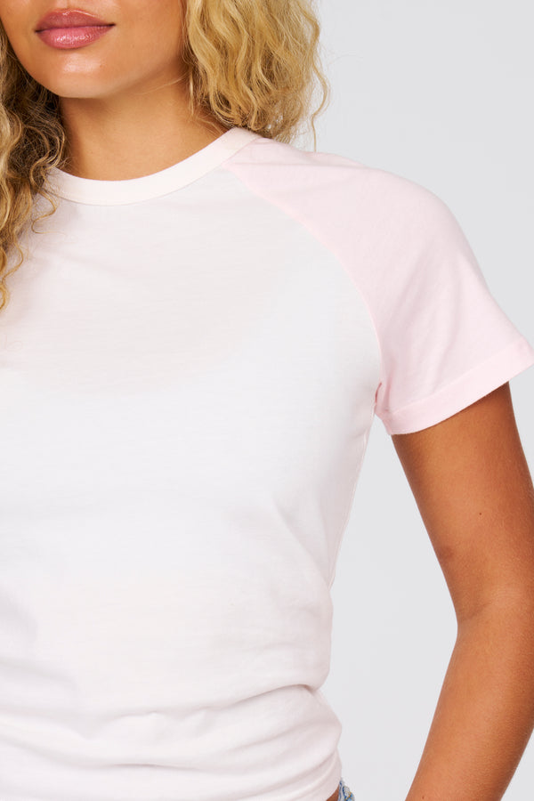 Baseball Tee - Blush