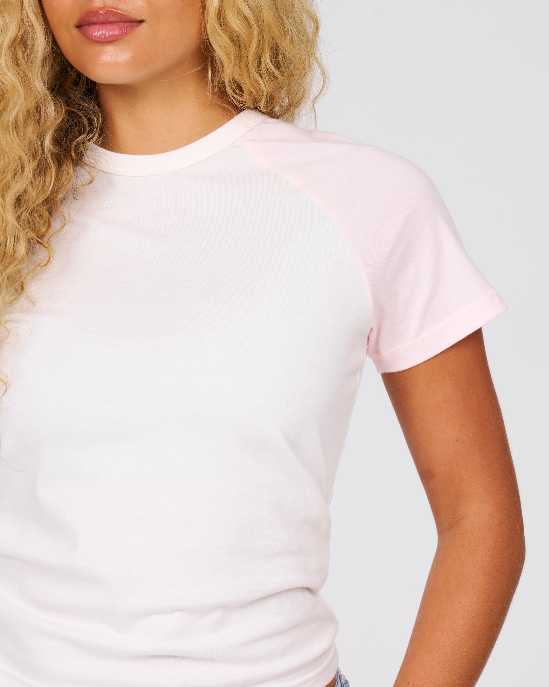 Baseball Tee - Blush