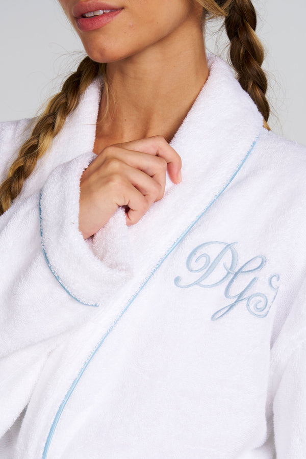 Dairy Girl Summer Robe - Powder Blue