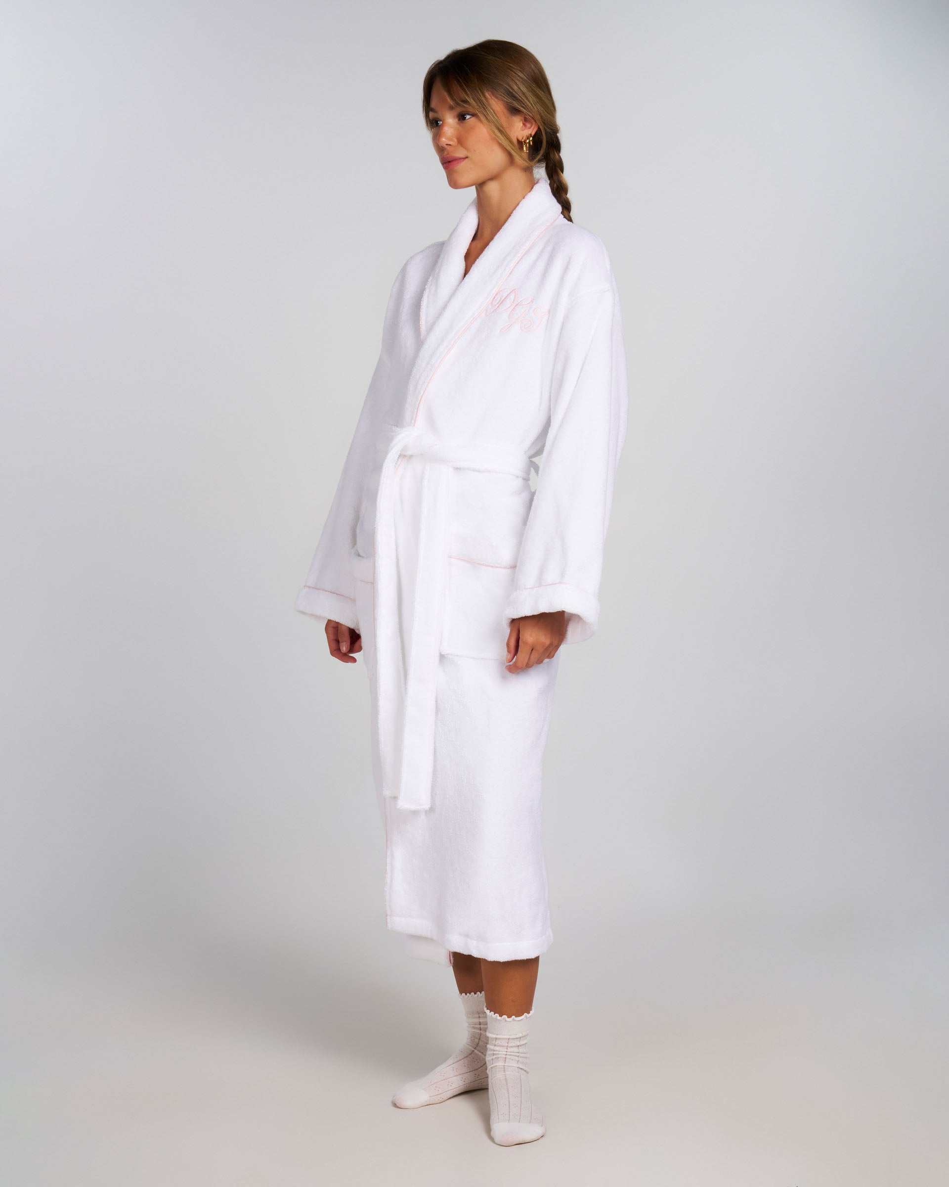 Dairy Girl Summer Robe - Blush