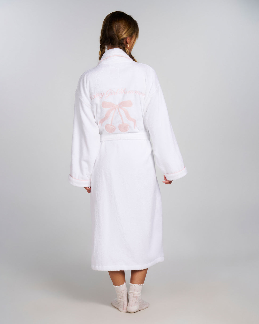 Dairy Girl Summer Robe - Blush