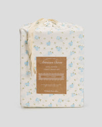 Floral Sheet Set - Powder Blue