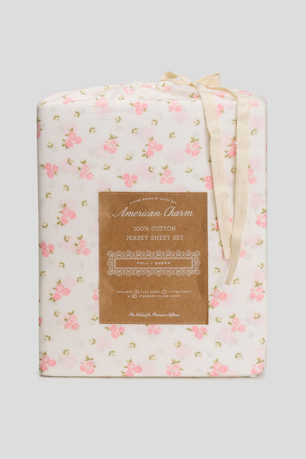 Floral Sheet Set - Blush