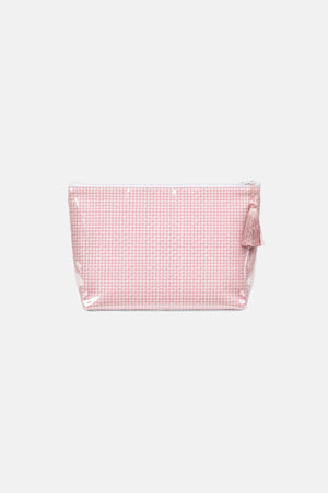Farm Friends Makeup Bag - Pink Gingham