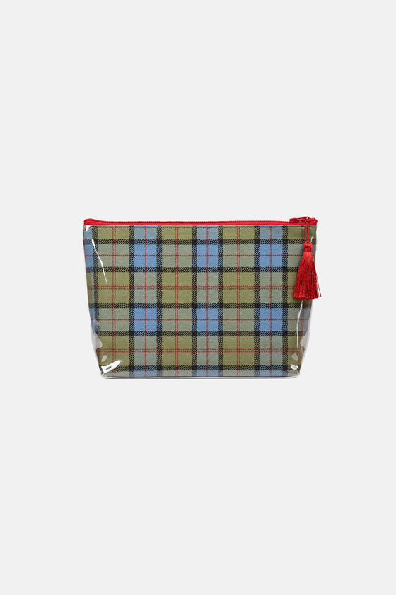 Farm Friends Makeup Bag - Scottish Plaid