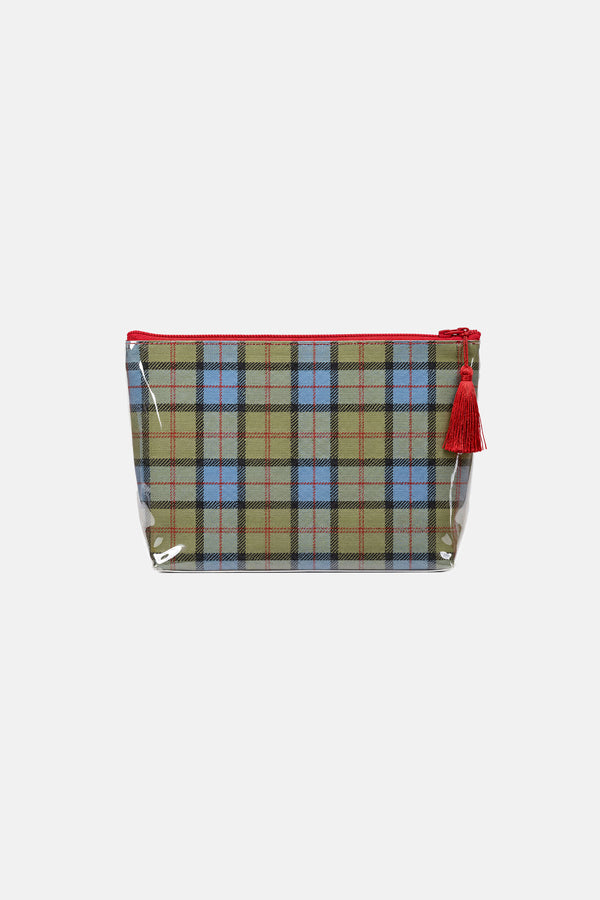 Farm Friends Makeup Bag - Scottish Plaid