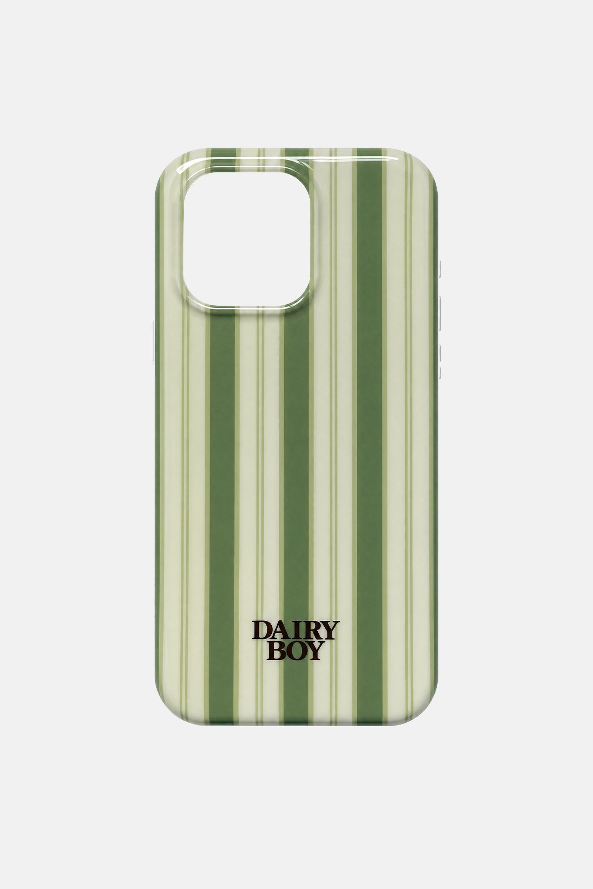 Farm Friends Phone Case - Green Pinstripe