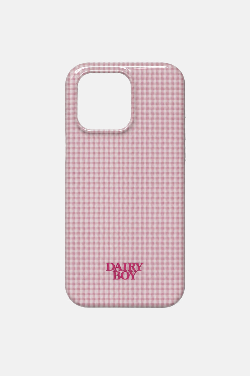 Farm Friends Phone Case - Pink Gingham