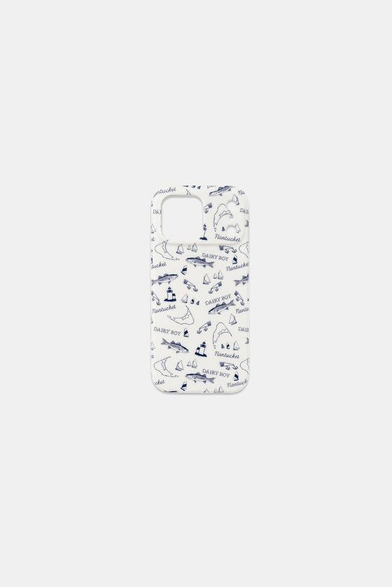 Shell & Sail Phone Case - Nantucket Print