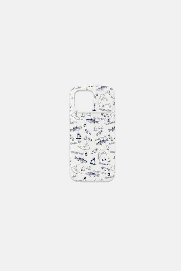 Shell & Sail Phone Case - Nantucket Print