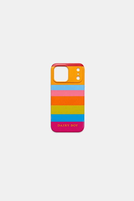 Shell & Sail Phone Case - Popsicle Stripe