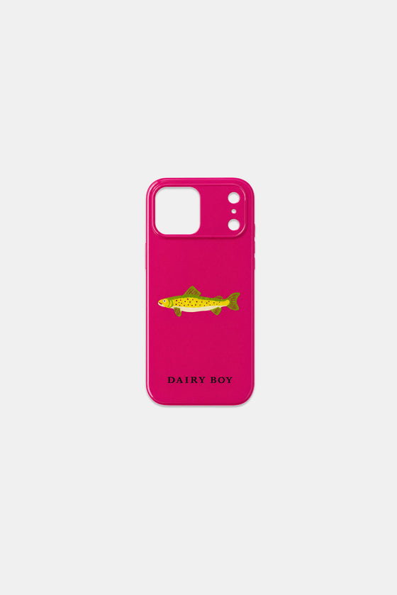 Shell & Sail Phone Case - Neon Fish